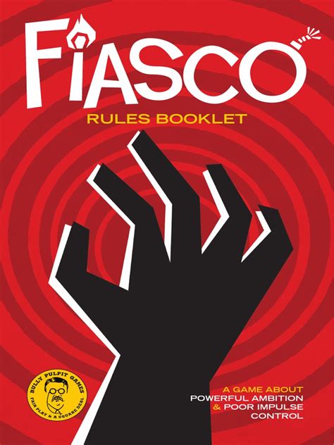 Fiasco - Rulebook | PDF | Role Playing Games | Tabletop Games