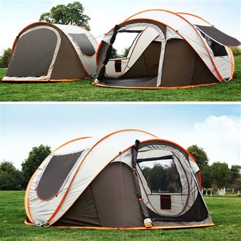Ayamaya Pop Up Tent With Vestibule For 4-6 Person - Double Layer Waterproof Easy Setup Family ...