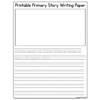 CreatePrintables - Editable Printable Primary Story Writing Paper - Madison's Paper Templates ...