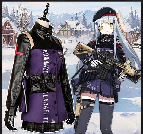 HK416 Girls Frontline Cosplay Set, Women's Fashion, Dresses & Sets, Sets or Coordinates on Carousell