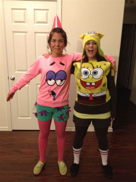 Spongebob and Patrick costume #halloween #costume #spoton Scary Couples Costumes, Easy Adult ...