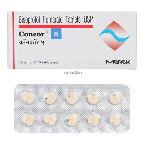 Concor 5 MG Tablet - Uses, Dosage, Side Effects, Price, Composition | Practo