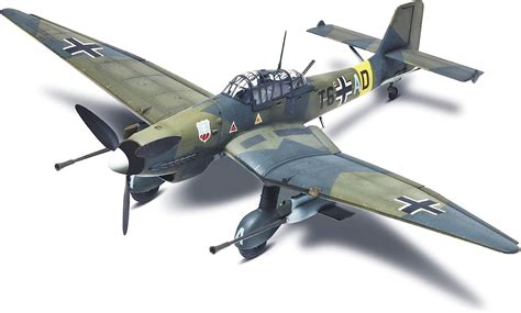 Amazon.com: Revell Stuka Ju 87G-1 Tank Buster Plastic Model Kit, 144 months to 1188 months ...