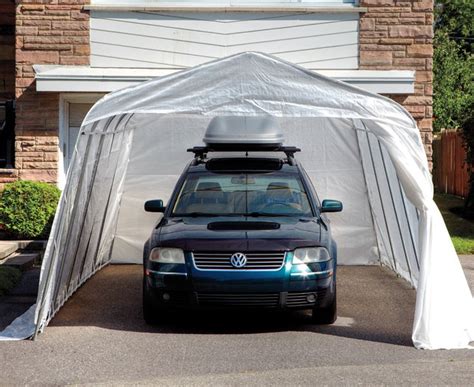 No #garage? No problem! This #car shelter helps protect your car and driveway from the ...