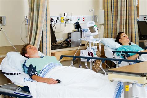 Patients In Recovery Inside Patient Ward Faciltiy - Mobile Healthcare ...