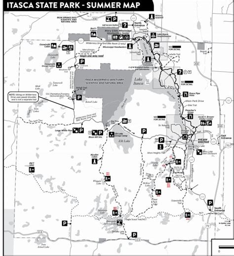 Itasca State Park Map