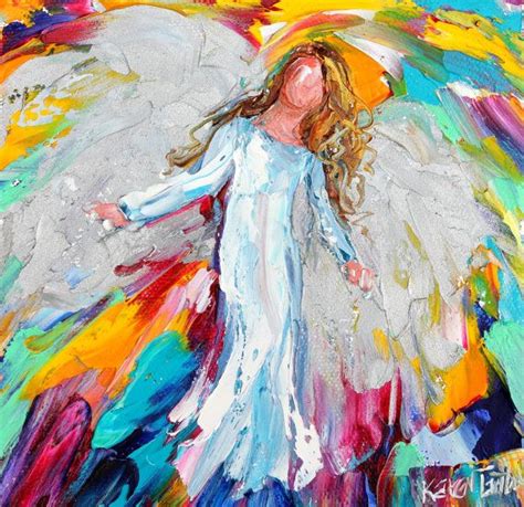 Angel Dance Painting Original Oil 6x6 Palette Knife | Etsy | Dance paintings, Angel painting ...