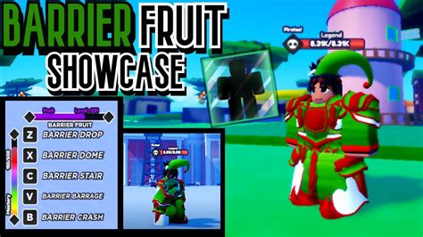 BARRIER FRUIT SHOWCASE (One Fruit Simulator) - YouTube