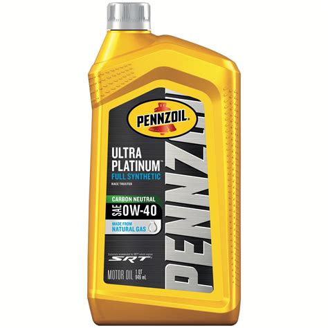 Buy Pennzoil Ultra Platinum Full Synthetic 0W-40 Motor Oil (1 Quart, Case of 6) Online at ...