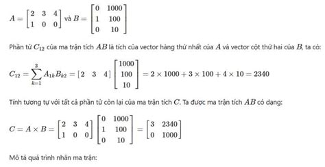 Cách nhân 2 ma trận ⭐️⭐️⭐️⭐️⭐