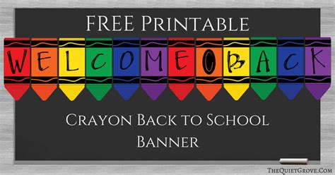 Free Printable Welcome Back to School Banner | Welcome back to school, Welcome back banner ...