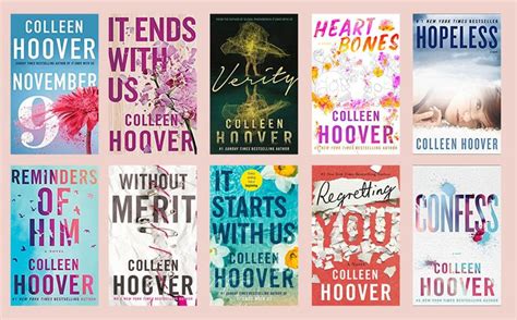 Complete List of Colleen Hoover Books In Order | Colleen hoover books, Colleen hoover, Books