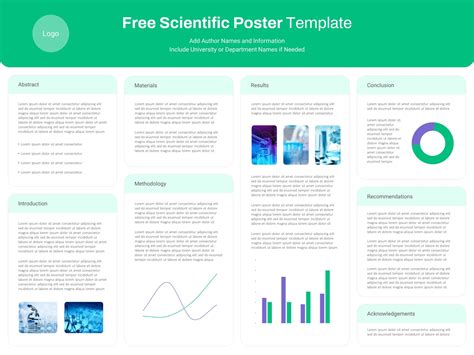 Free Scientific Poster PowerPoint Template - SlideBazaar