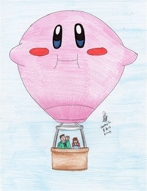 The Kirby-themed Balloon (my own art)! :) : r/Kirby