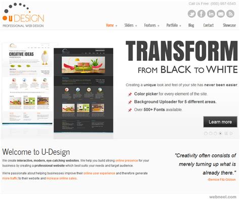 25 Best Corporate Website Design examples for your inspiration