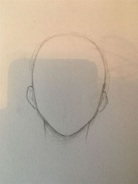 a pencil drawing of a man's head in the middle of a white sheet