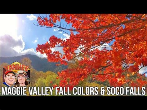 Maggie Valley Fall Colors & Soco Falls Most Photograph Spot in the Smokies 2020 - YouTube