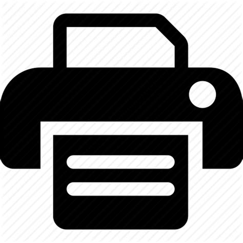 Printer Icon, Transparent Printer.PNG Images & Vector - FreeIconsPNG