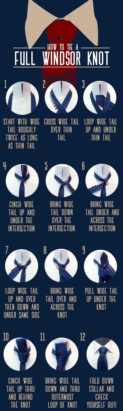 How To Tie A Full Windsor Knot 2017 (With images) | Full windsor knot ...