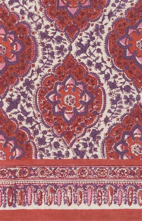 Scarf in Bukhara (With images) | Block print quilt, Printing on fabric ...