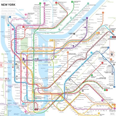 Simplified Subway Maps | Nyc subway map, New york subway, Nyc subway