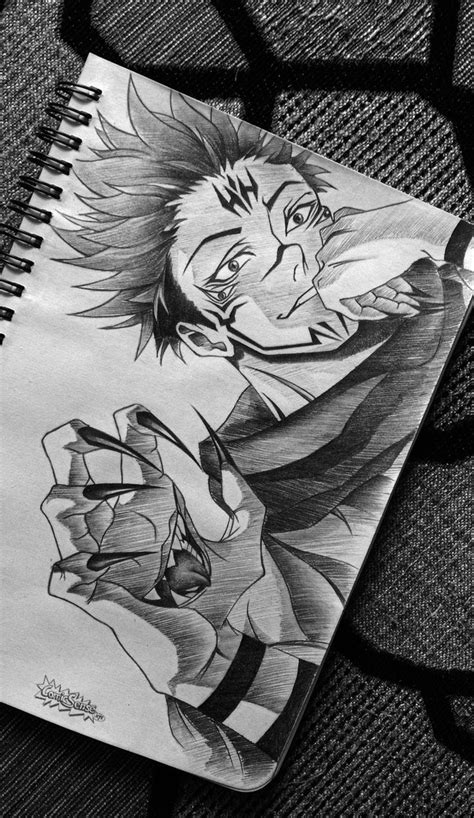 Sukuna Ryomen // Jujutsu Kaisen | Best anime drawings, Naruto sketch drawing, Cool art drawings