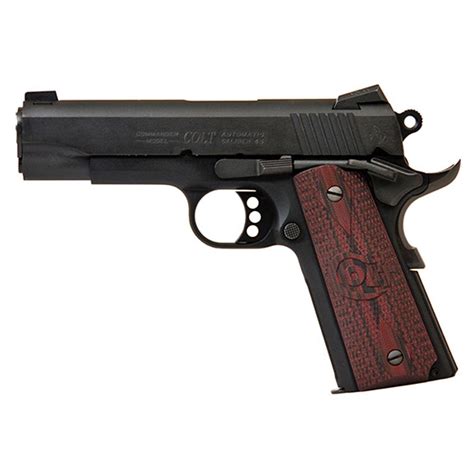 Colt Lightweight Commander, Semi-automcic, .45 ACP, 4.25" Blued Barrel, 8 Rounds - 667896, Semi ...