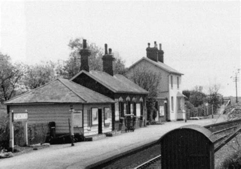 Alvechurch Station: Close up showing the three structures which formed ...