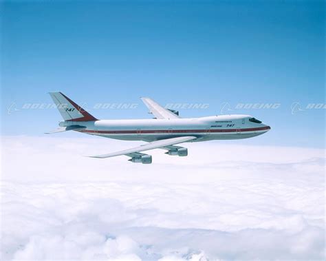 Boeing Images - First 747-100 in Flight