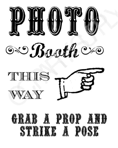 GRAB A PROP & STRIKE A POSE! {FREE} PRINTABLE PHOTO BOOTH SIGN | Photo ...