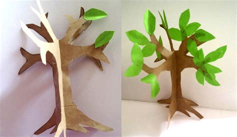 How to make an Easy Paper Craft Tree | Imagine Forest