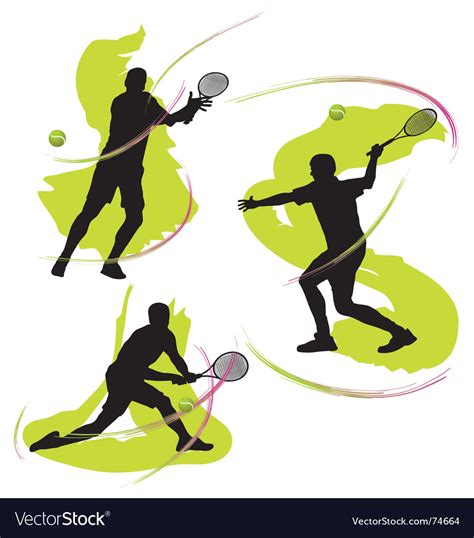 Tennis graphics Royalty Free Vector Image - VectorStock