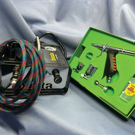 Iwata™ Airbrush, Compressor & Braided Hose Bundle - Surface Repair Supplies