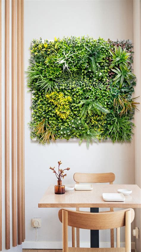 ENHANCE INTERIOR DESIGN WITH ARTIFICIAL PLANT PANELS | Artificial vertical garden, Vertical ...