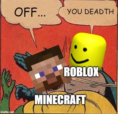 minecraft vs roblox - Imgflip