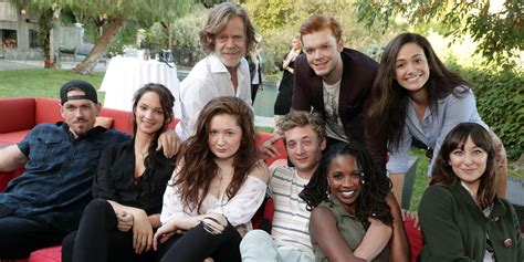 Emmy Rossum & ‘Shameless’ Cast Watch Season 7 Premiere at William H. Macy’s Home! | Cameron ...