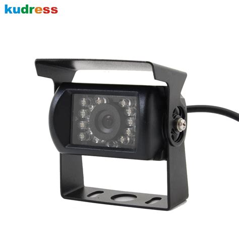 Rear View Camera For Trucks 24v 12v Black Bus Car Rear View Reversing IR Nightvision Waterproof ...