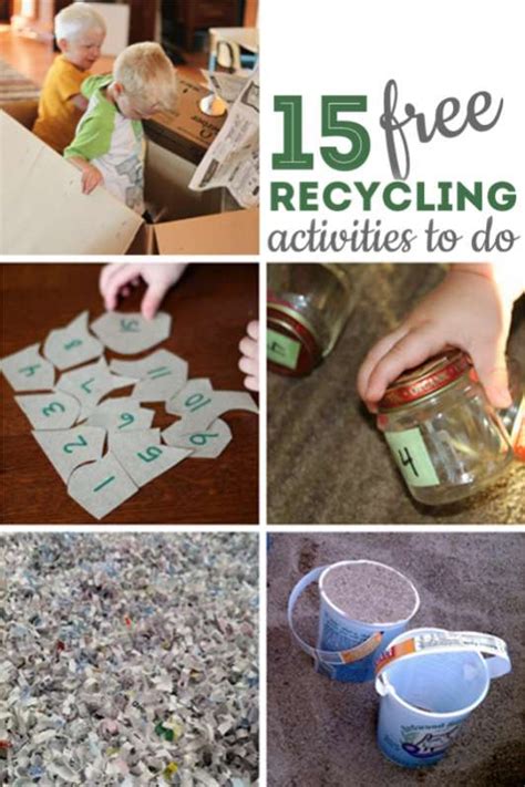 15 Recycling Activities for Kids That Are Completely Free