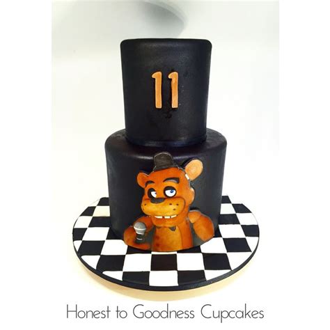 Five nights at Freddy's cake, Freddy Faz Bear cake. | Halloween cake decorating, 9th birthday ...