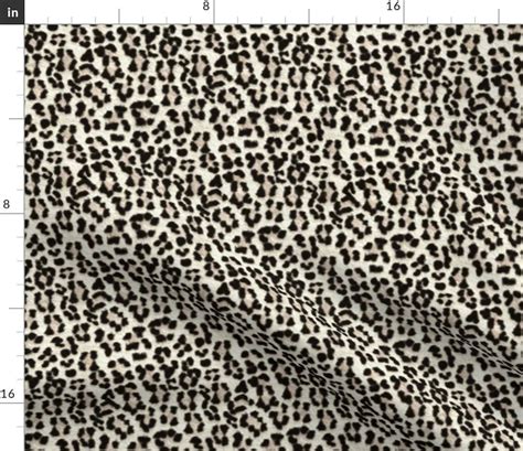 Faux Snow Leopard Print Fabric Snow Leopard Bigger and - Etsy