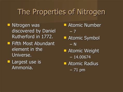 Nitrogen Powerpoint