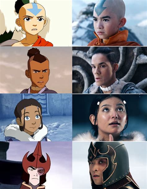 Netflix rivela il primo sguardo ai personaggi della serie Avatar The Last Airbender