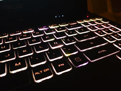 Laptop RGB keyboard colours malfunctioning? : ASUS