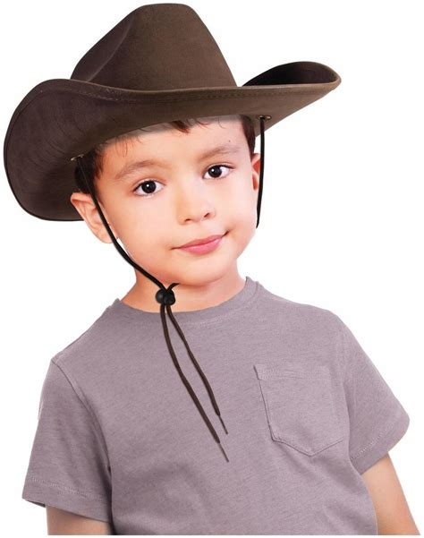 Child Cowboy Hat (Brown) - PartyBell.com | Kids cowboy hats, Cowboy ...