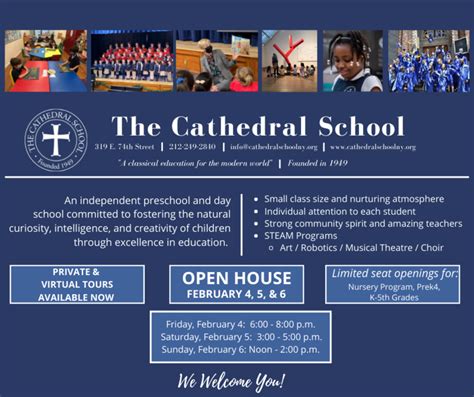 Come For A Visit | The Cathedral School