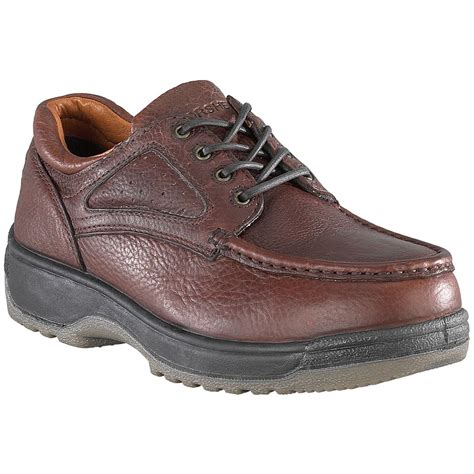 Women's Florsheim® Work Eurocasual Steel Toe Work Shoes, Dark Brown ...