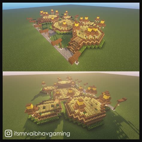 Minecraft Wheat Farm Design