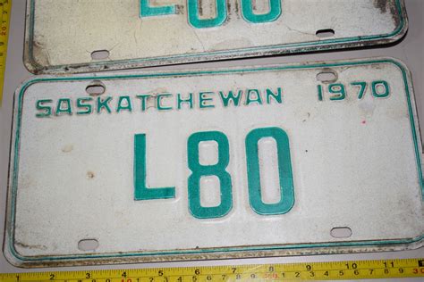 1970 Saskatchewan 2 Digit License Plate - Bodnarus Auctioneering