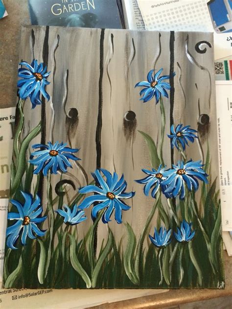 Wooden fence with flowers - Painting with Jane video lesson | Flower painting, Painting, Flower ...