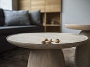 HRÍB | Coffee table Round wooden coffee table By JAVORINA | design Vrtiška & Žák